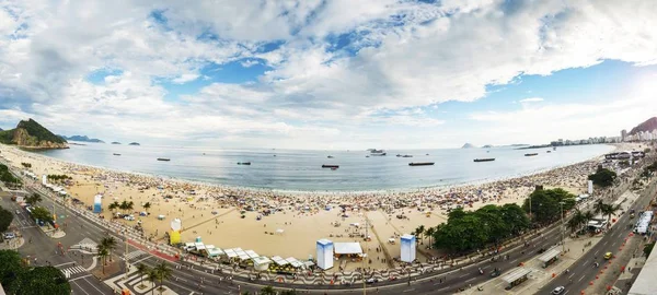 Copacabana, Rio de Janeiro, Brezilya Panoraması. — Stok fotoğraf