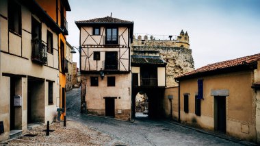Jewish Quarter of Segovia, Castile-Leon, Spain, Europe clipart