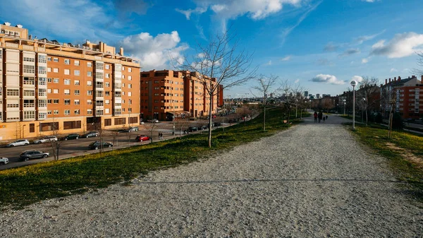 Κατοικίες γειτονιά σε Las Tablas, Μαδρίτη, Ισπανία — Φωτογραφία Αρχείου