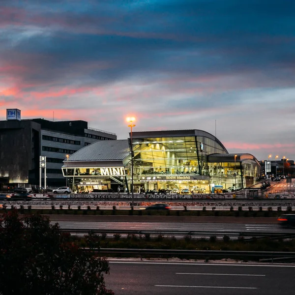 Madrid España Marzo 2020 Moderno Distribuidor Madrid Bmw Las Tablas — Foto de Stock