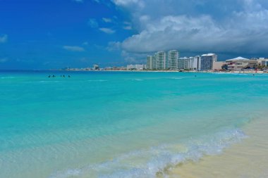 Cancun, Meksika manzaralı Beach Otel bölgesine