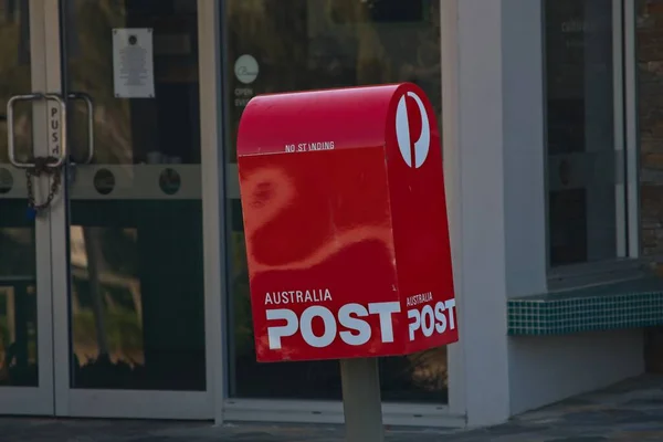 Caloundra Qld Australia May 2020 Australian Mail Box Close Post — стокове фото