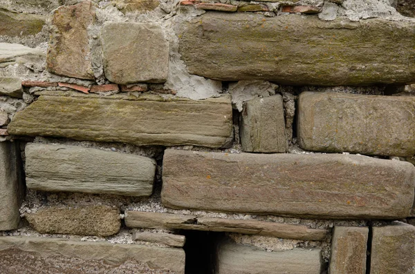 Geçmişi Dokusu Eski Kalenin Eski Duvarları — Stok fotoğraf