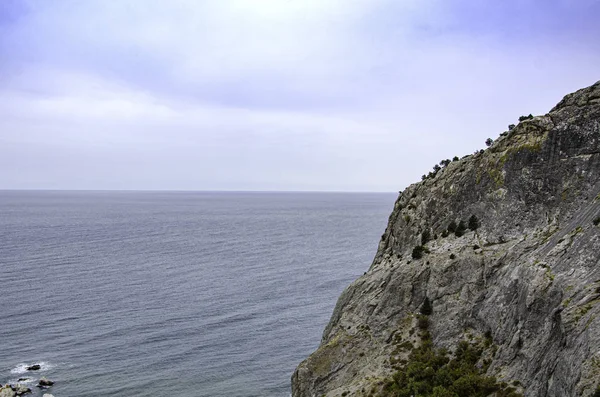 Deniz Manzaralı Dağlar Deniz Gökyüzü — Stok fotoğraf