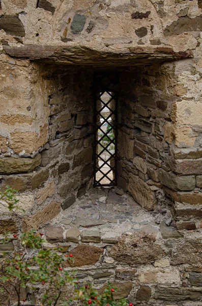 The wall of the old fortress, towers, and structures, the ruins of the old fortress.