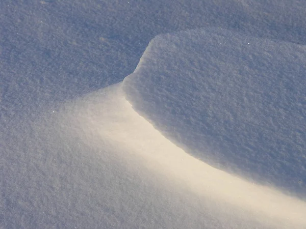 Наполягав Снігопад Морозний Сонячний День — стокове фото