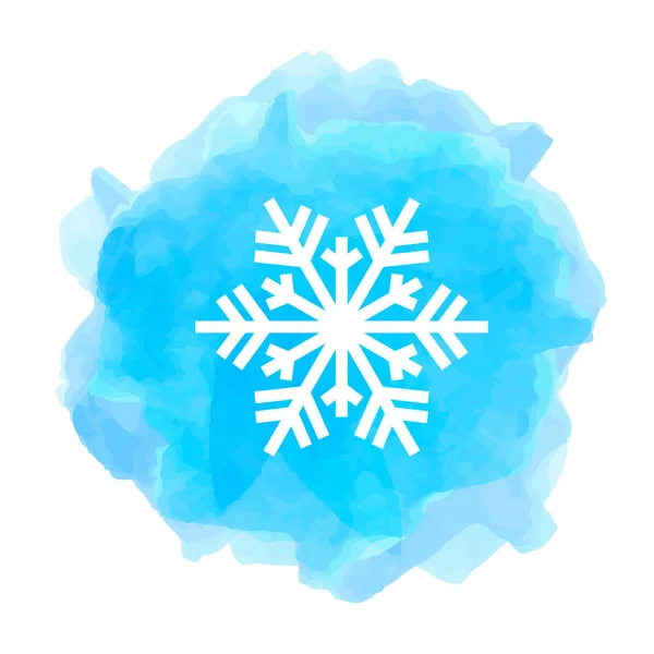 Піктограма Сніжинки Зимова Концепція — стоковий вектор