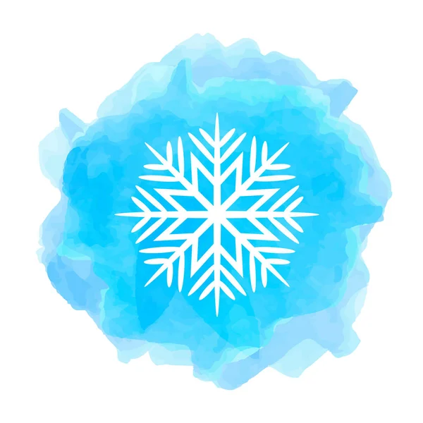 Піктограма Сніжинки Зимова Концепція — стоковий вектор