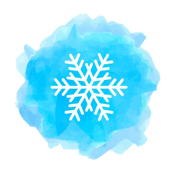 Εικονίδιο Νιφάδα Χιονιού Χειμερινής Περιόδου — Διανυσματικό Αρχείο