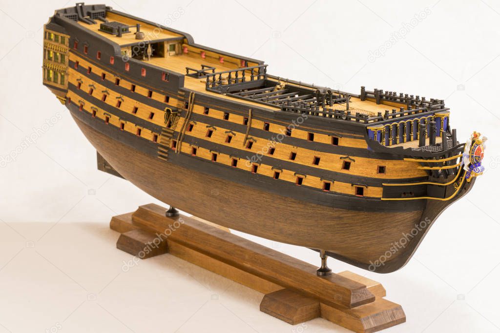 Victory - model of the ship in scale