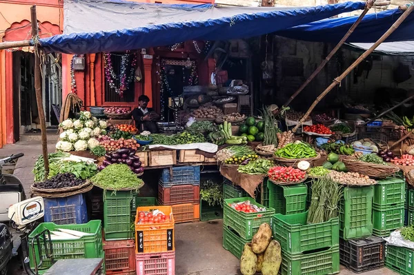 Haridwar India Diciembre 2016 Mercado Local Alimentos Haridwar — Foto de Stock