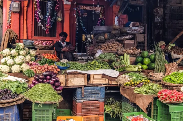 Haridwar India Diciembre 2016 Mercado Local Alimentos Haridwar — Foto de Stock