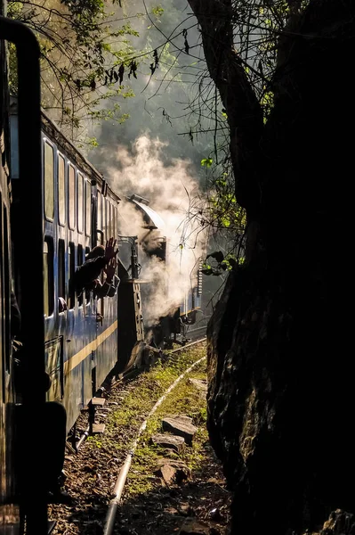 Coonoor Tamil Nadu Hindistan Ocak 2017 Nilgiri Dağ Demiryolu Çalışan — Stok fotoğraf