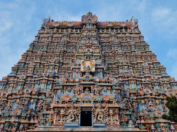 Madurai India Noviembre 2017 Templo Meenakshi Sundareswarar Madurai Tamil Nadu — Foto de Stock