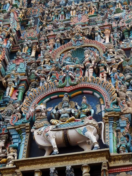 Madurai Índia Novembro 2017 Templo Meenakshi Sundareswarar Madurai Tamil Nadu — Fotografia de Stock