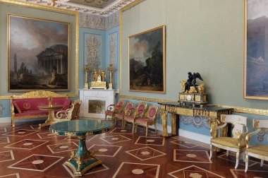 Saint-Petersburg, Rusya Federasyonu-Temmuz 2017 yaklaşık iç devlet Hermitage Müzesi