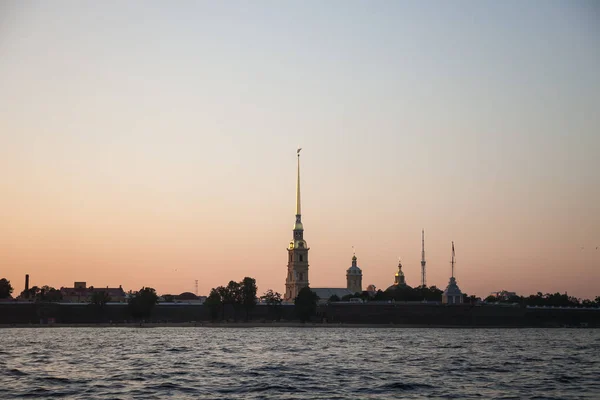 São Petersburgo Rússia Por Volta Julho 2010 Bela Vista Fortaleza — Fotografia de Stock