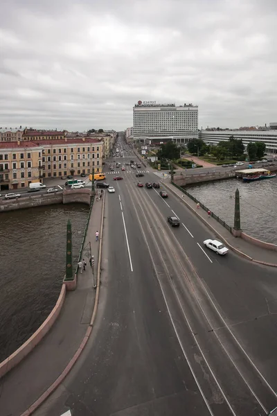 São Petersburgo Rússia Por Volta Julho 2011 Vista Superior Telhado — Fotografia de Stock