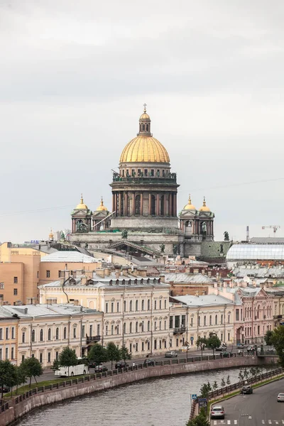 Saint Petersburg Rosja Lipca 2011 Piękną Panoramę Miasta Deszczowy Dzień — Zdjęcie stockowe