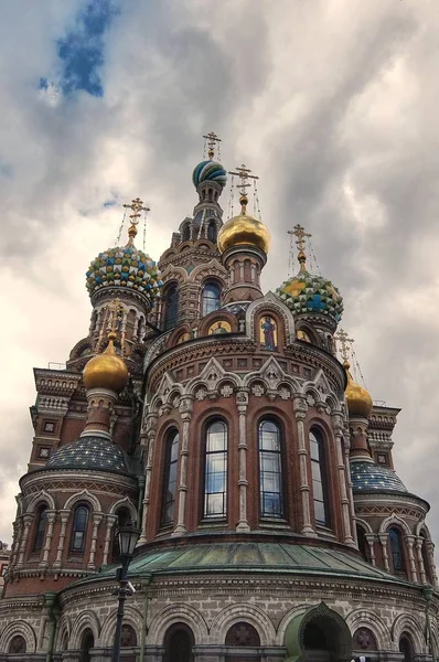 São Petersburgo Rússia Abril 2017 Igreja Salvador Sangue Derramado — Fotografia de Stock