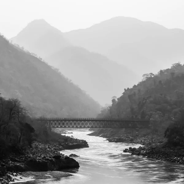 Rivière Ganga Près Rishikesh Uttarkhand Inde — Photo