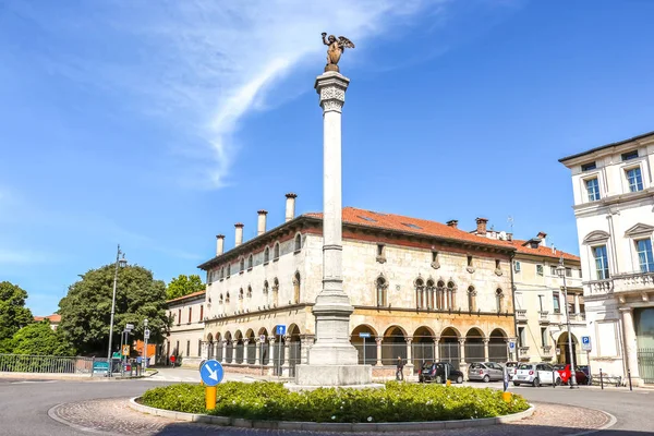 Vicenza Italia Circa Septiembre 2018 Hermosas Calles Vicenza Día Soleado — Foto de Stock