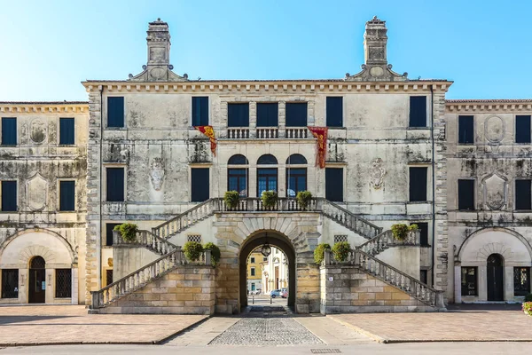 Lonigo Italia Circa Septiembre 2018 Hermosa Arquitectura Palazzo Pisani Lonigo — Foto de Stock