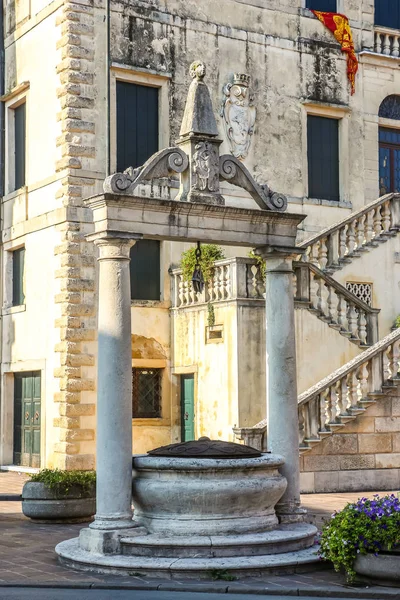 Lonigo Italia Circa Septiembre 2018 Hermosa Arquitectura Palazzo Pisani Lonigo — Foto de Stock