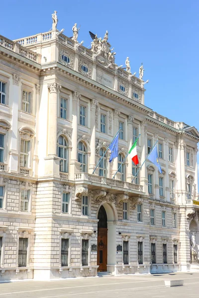 Trieste Italy Circa August 2018 Architecture Regional Council Regione Autonoma — Stock Photo, Image