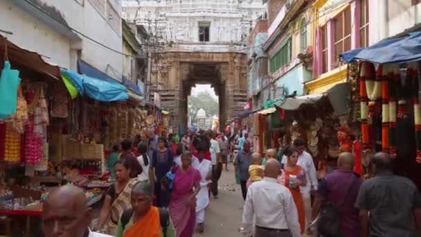 Tirupati Índia Circa Dezembro 2019 Devotos Visitam Sri Govinda Raja — Vídeo de Stock