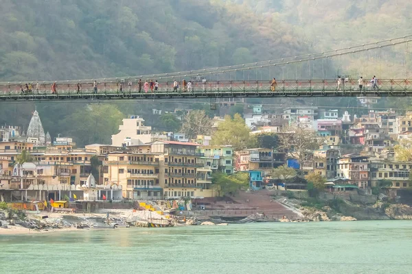 Rishikesh Hindistan Mart 2018 Rishikesh Teki Ganga Nehir Setinin Güzel — Stok fotoğraf