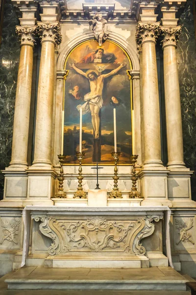 Udine Itália Cerca Agosto 2018 Interiores Igreja Católica Catedral Santa — Fotografia de Stock