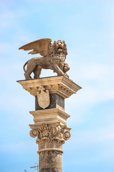 Udine Olaszország Nagyjából 2018 Augusztus Kilátás Piazza Della Liberta Tér — Stock Fotó