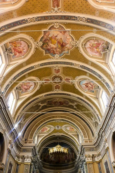 Verolavecchia Italia Circa Septiembre 2018 Interiores Iglesia Católica Parrocchia Dei — Foto de Stock