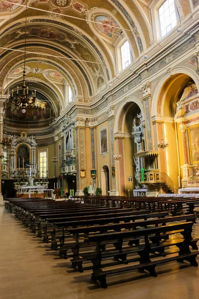 Verolavecchia Itália Circa Setembro 2018 Interiores Igreja Católica Parrocchia Dei — Fotografia de Stock