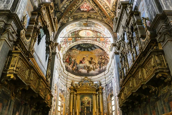 Parma Itália Circa Setembro 2018 Interiores Igreja Católica Chiesa San — Fotografia de Stock