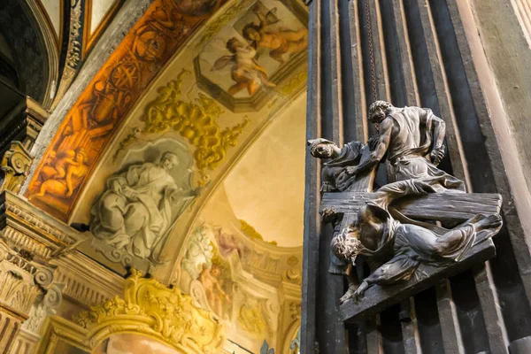 Parma Itália Circa Setembro 2018 Interiores Igreja Católica Chiesa San — Fotografia de Stock