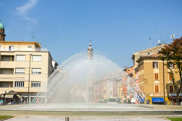 Parma Itália Circa Setembro 2018 Vista Fonte Fontana Barriera Repubblica — Fotografia de Stock