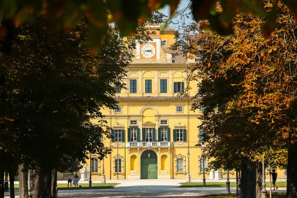 Parma Italia Circa Septiembre 2018 Hermosa Arquitectura Del Palacio Ducal — Foto de Stock