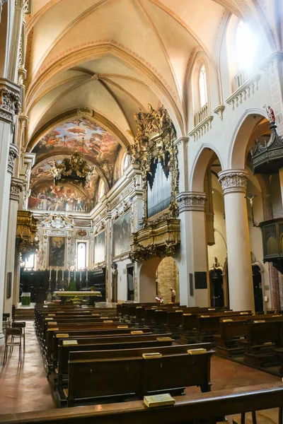 Piacenza Італія Близько Вересня 2018 Року Інтер Єри Католицької Церкви — стокове фото