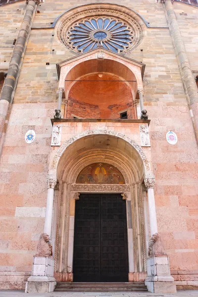 Piacenza Italy Circa September 2018 皮亚琴察天主教教堂 Duomo Piacenza 的美丽建筑 — 图库照片