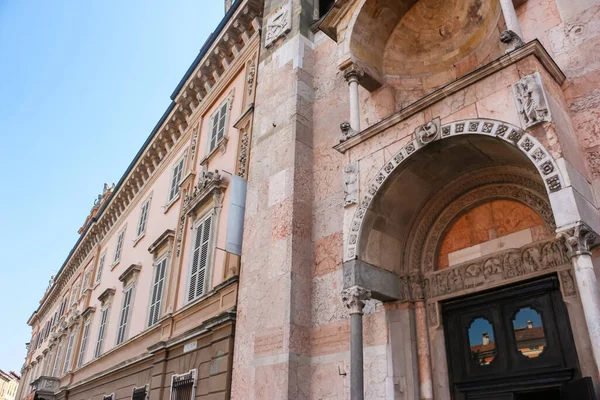 Piacenza Olaszország Nagyjából 2018 Szeptember Gyönyörű Építészet Katolikus Templom Duomo — Stock Fotó