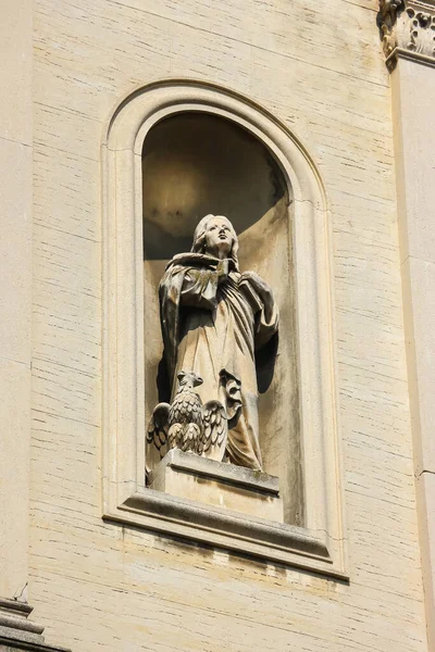 Piacenza Italy Circa September 2018 Beautiful Architecture Catholic Church Chiesa — Stock Photo, Image