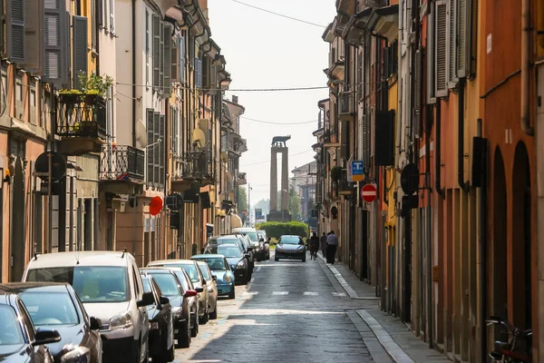 Piacenza Italia Circa Septiembre 2018 Hermosa Arquitectura Del Centro Piacenza — Foto de Stock