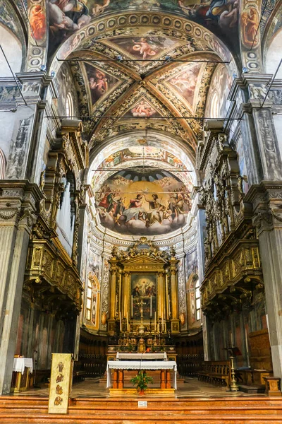 Parma Itália Circa Setembro 2018 Interiores Igreja Católica Chiesa San — Fotografia de Stock