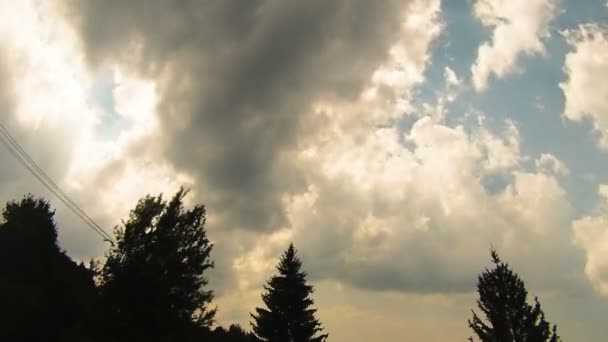 雲の時間の経過 — ストック動画