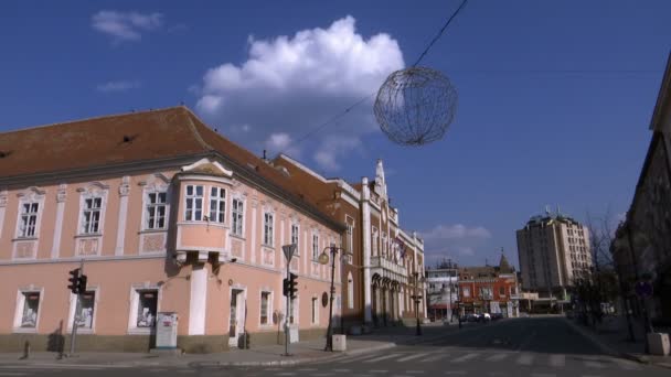 Time Lapse Rue Vide Pendant Interdiction Mouvement Due Virus Couronne — Video