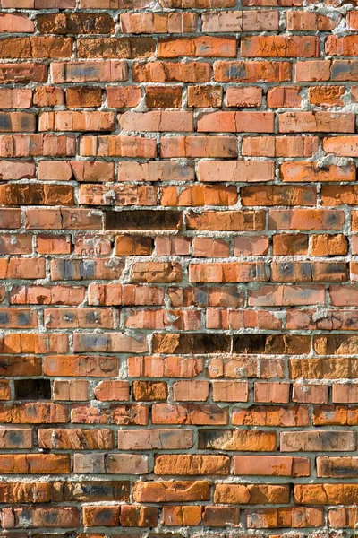 Rote Ziegelsteinwand Textur Hintergrund — Stockfoto