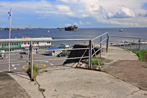 View of the Fort Alexander (Plague Fort) from the Fort Constanti — Stock Photo, Image