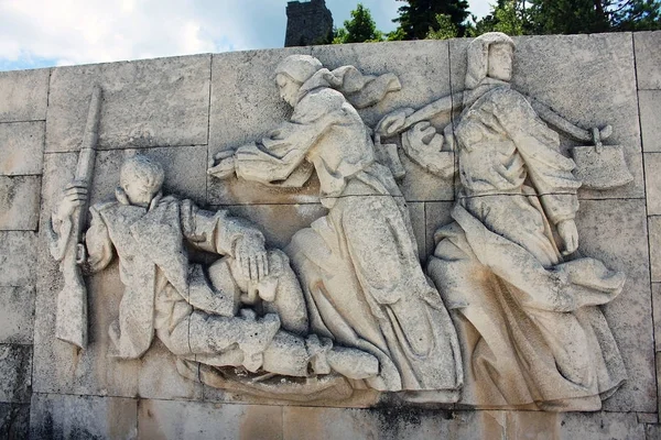 Monument of Liberty on Shipka pass in Bulgaria — Stock Photo, Image